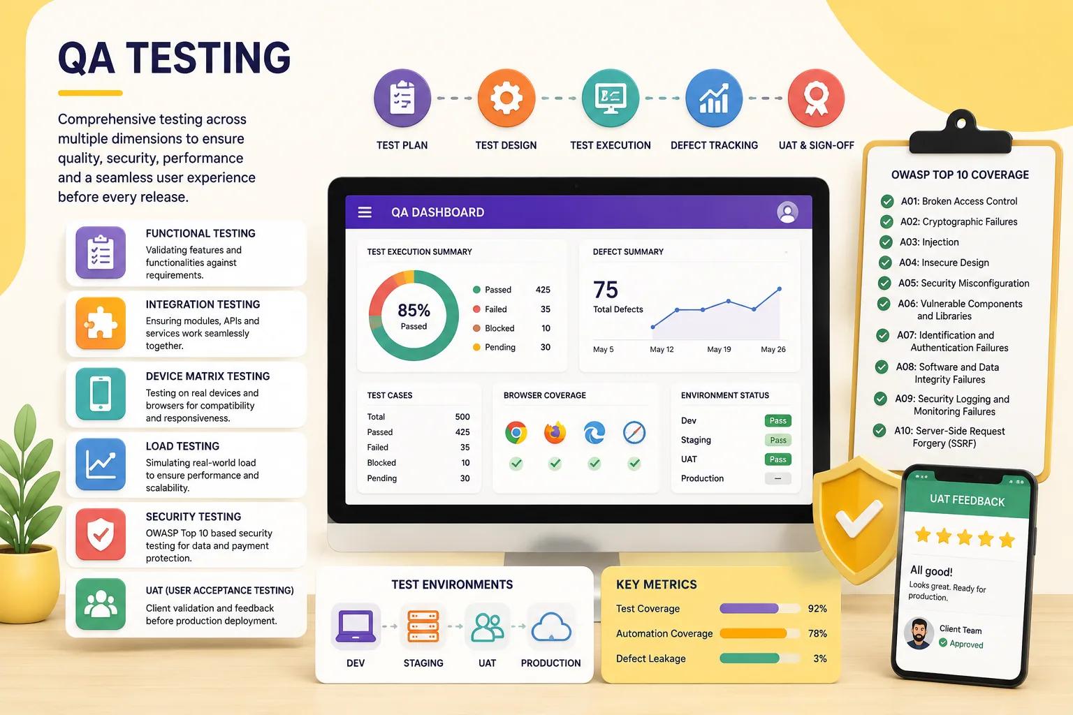 Performance optimization and testing