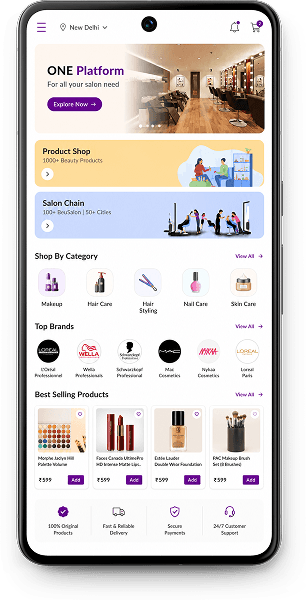 BeuSalon app preview