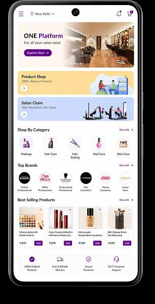 BeuSalon app preview