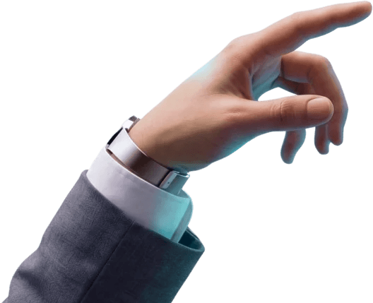 Human hand reaching upward