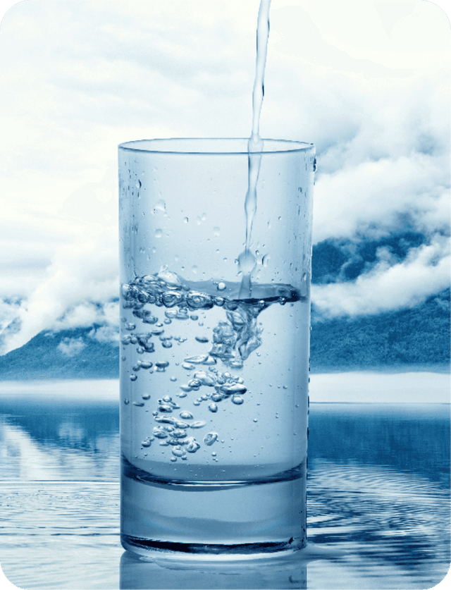 glass of water